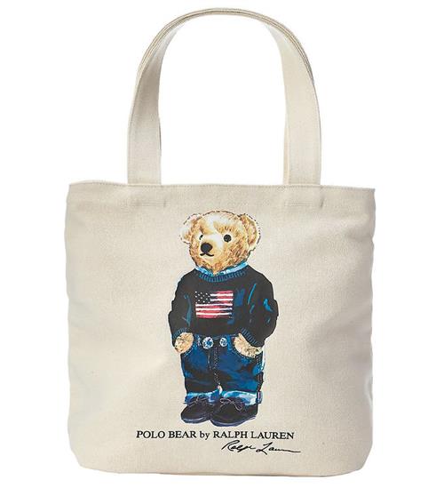 Polo Ralph Lauren Acc Polo Ralph Lauren Shopper - Hvid m. Bamse