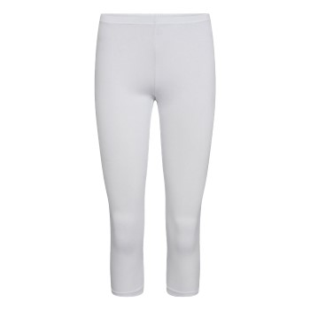 Decoy Bamboo Capri Hvid Bambus Medium Dame