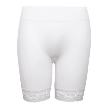 Decoy Hotpants With Lace Hvid M/L Dame