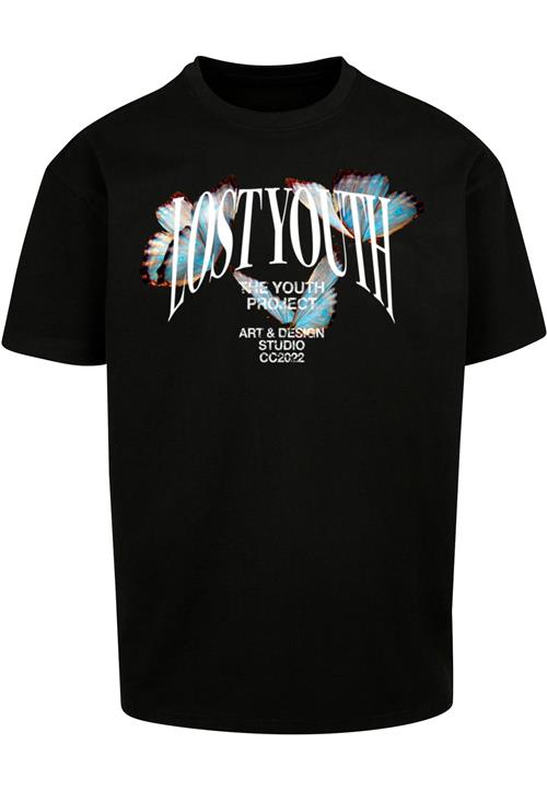 Lost Youth Bluser & t-shirts  lyseblå / sort / hvid