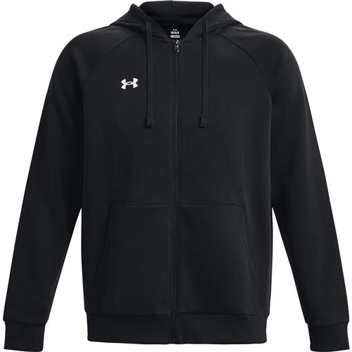 UNDER ARMOUR Sportssweatjakke 'Rival'  sort / hvid