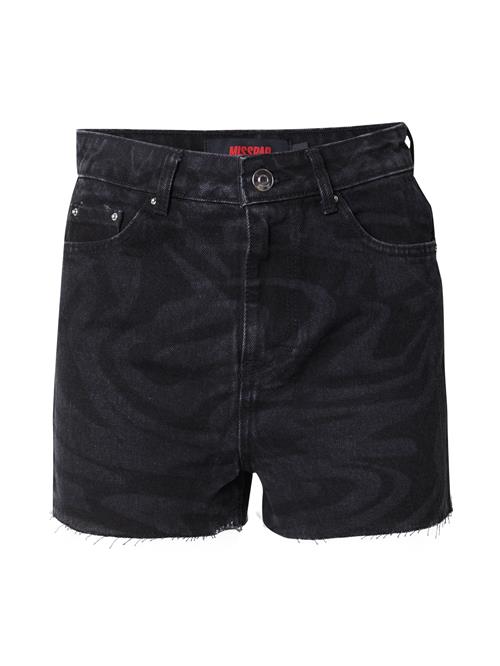 Misspap Jeans 'Marble'  sort / black denim