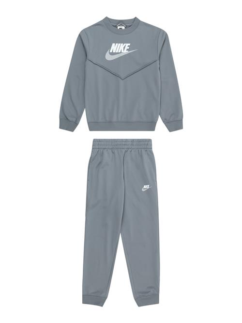 Nike Sportswear Joggingdragt  grå / lysegrå / hvid