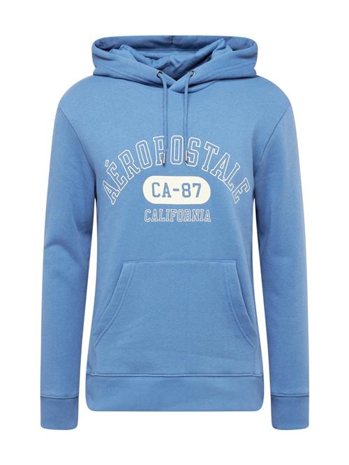 AÉROPOSTALE Sweatshirt 'CALIFORNIA'  blå / hvid