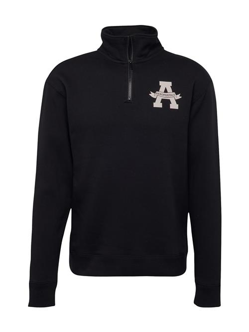 AÉROPOSTALE Sweatshirt  greige / sort