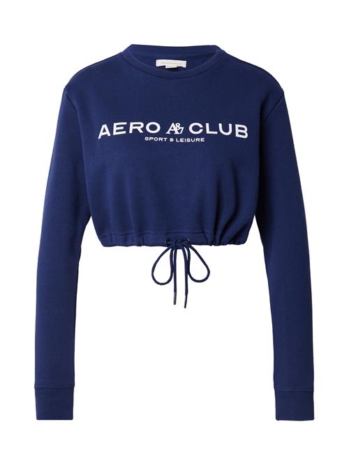 AÉROPOSTALE Sweatshirt  ultramarinblå / hvid