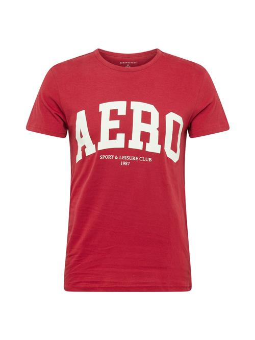 AÉROPOSTALE Bluser & t-shirts  rød / hvid