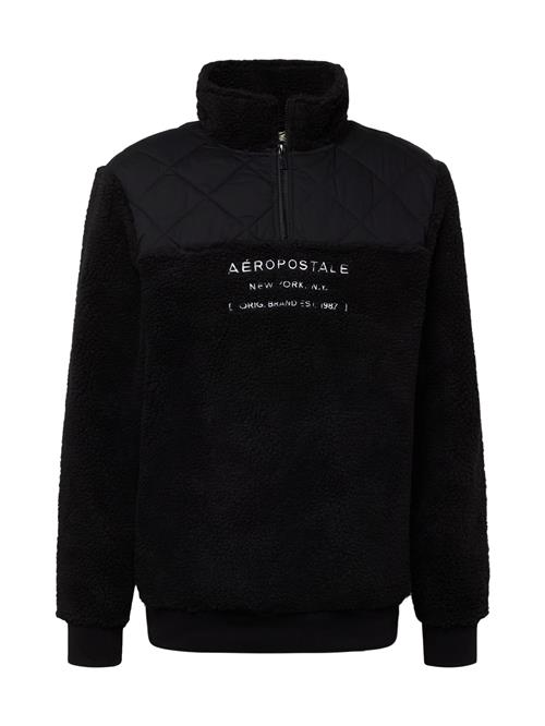 AÉROPOSTALE Sweatshirt  sort / hvid