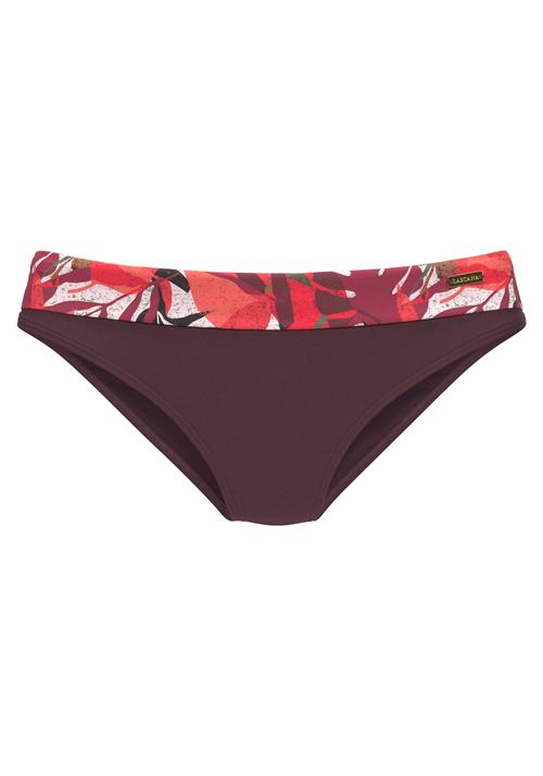 LASCANA Bikinitrusse  brun / aubergine / rød / hvid