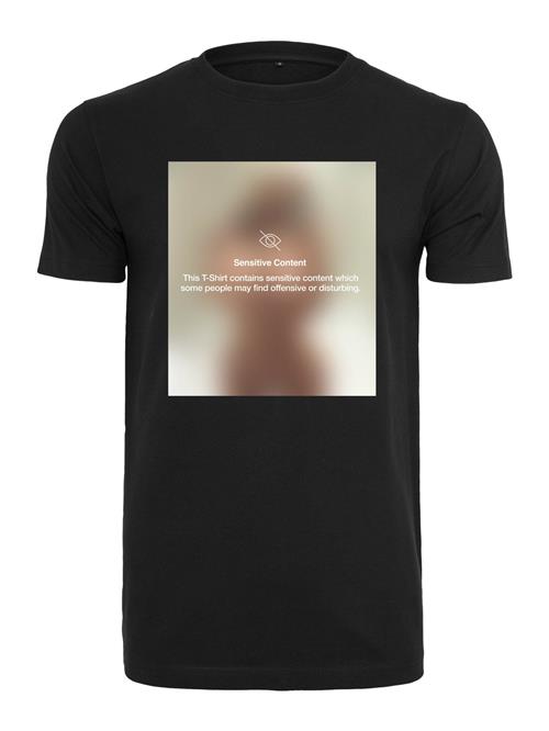 Mister Tee Bluser & t-shirts 'Sensitive Content'  blandingsfarvet / sort