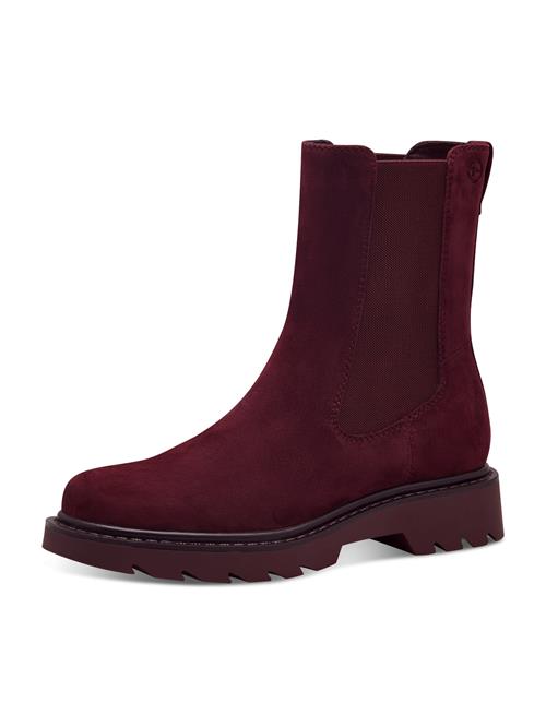 Tamaris Chelsea Boots  vinrød