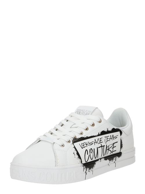 Versace Jeans Couture Sneaker low 'FONDO COURT 88'  lysegrå / sort / hvid