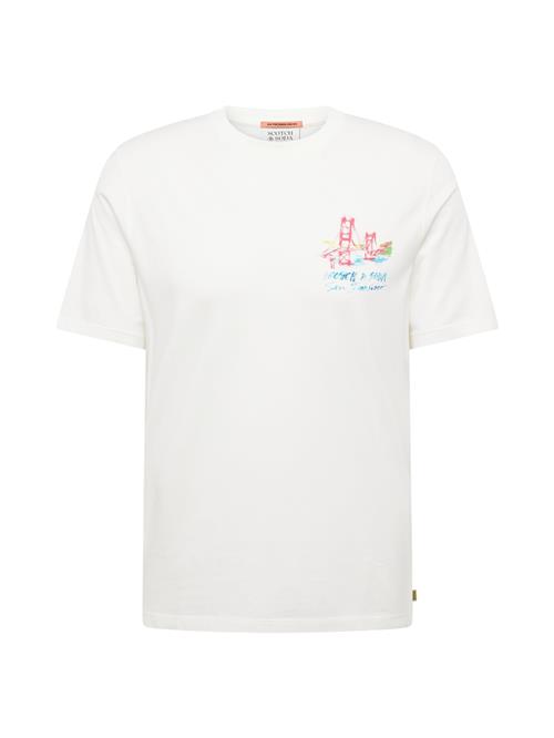 SCOTCH & SODA Bluser & t-shirts 'San Francisco Landscape'  gul / grøn / lys pink / hvid