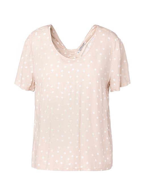 Se Quiosque Bluse '2LW005'  beige / hvid ved About You