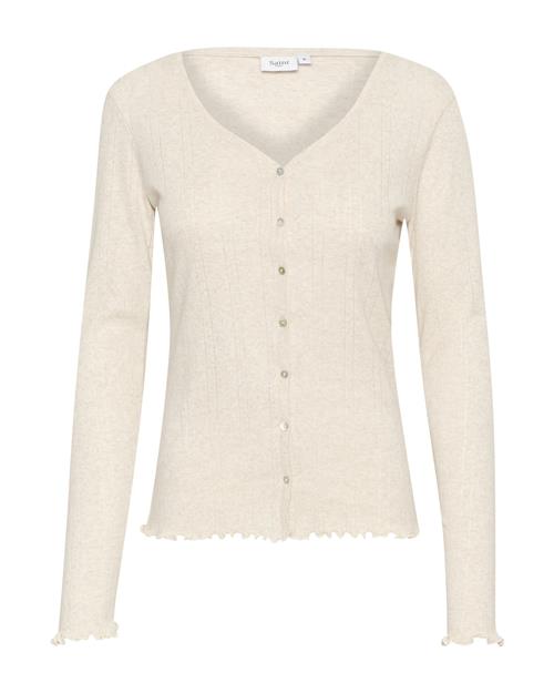 SAINT TROPEZ Cardigan 'Gru'  ecru