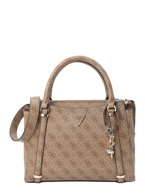 GUESS Håndtaske 'ECO ERICA 2'  beige / mørkebeige / guld