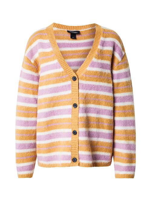 Monki Cardigan  gul / lyserød / hvid