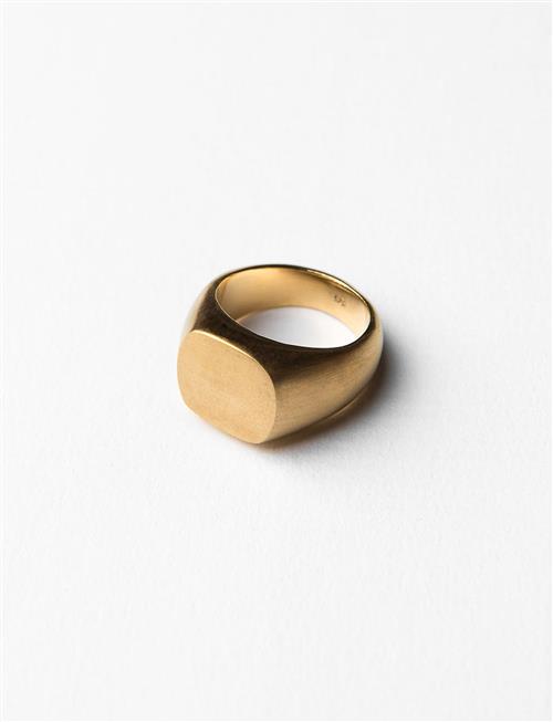 Blue Billie Oval Clean Ring Blue Billie Gold