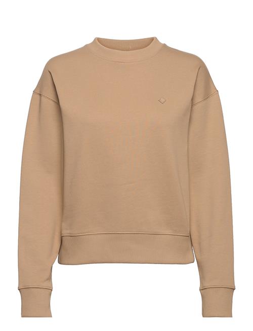 GANT D2. Icon G Essential C-Neck Sweat GANT Beige