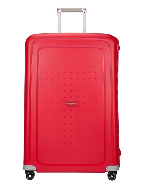 Samsonite S'cure Spinner 81Cm Chrimson Red 1235 Samsonite Red