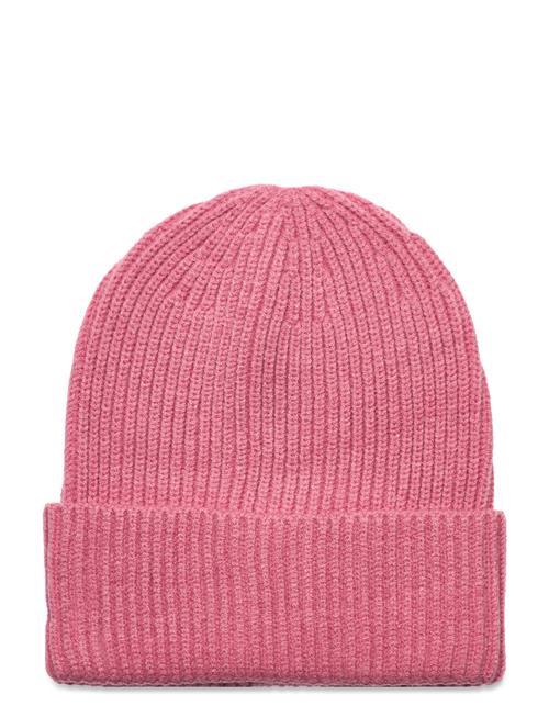 Se Lindex Knitted Beanie Chunky Lindex Pink ved Booztlet