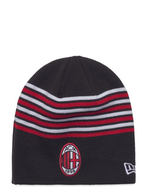 New Era Stripe Skull Beanie Acmilan New Era Navy