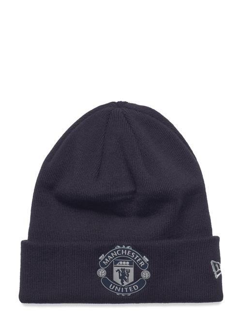 New Era Rubber Wvn Cuff Beanie Manutd New Era Navy