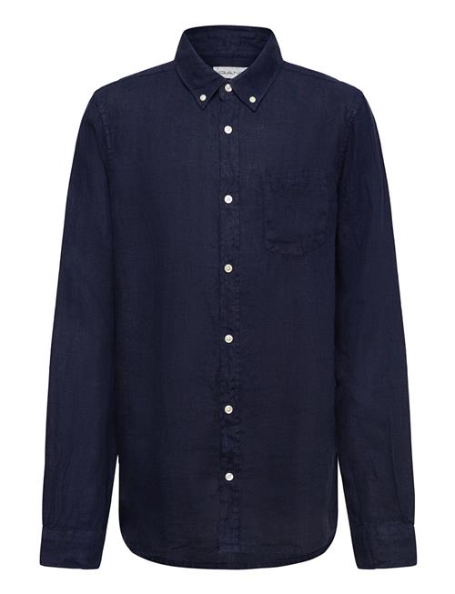 GANT Reg. Linen Ls Bd Shirt GANT Navy