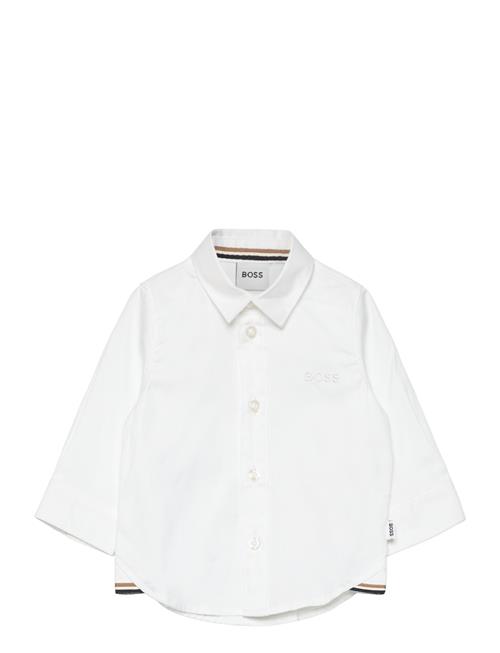 BOSS Long Sleeved Shirt BOSS White