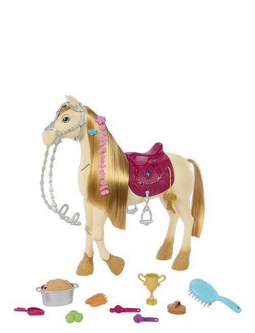 Mysteries: The Great Horse Chase Interactive Toy Horse With Sounds, Music & Accessories Barbie Patterned