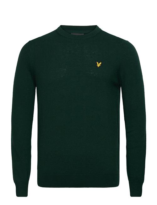 Lyle & Scott Cotton Merino Crew Neck Jumper Lyle & Scott Green