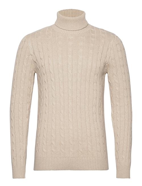 Selected Homme Slhryan Structure Roll Neck Selected Homme Beige