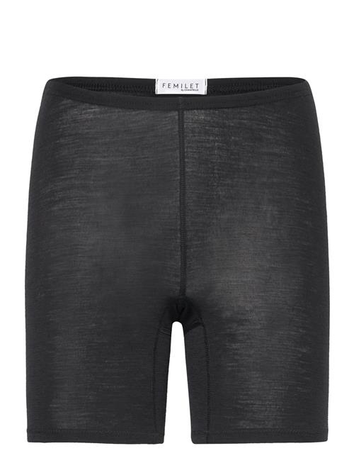 Femilet Juliana Mid Thigh Short Wool Femilet Black