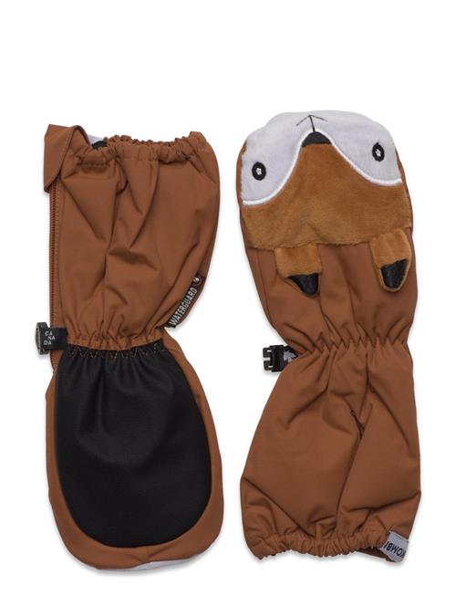 Kombi Sherpa Anim Inf Mitt Kombi Brown