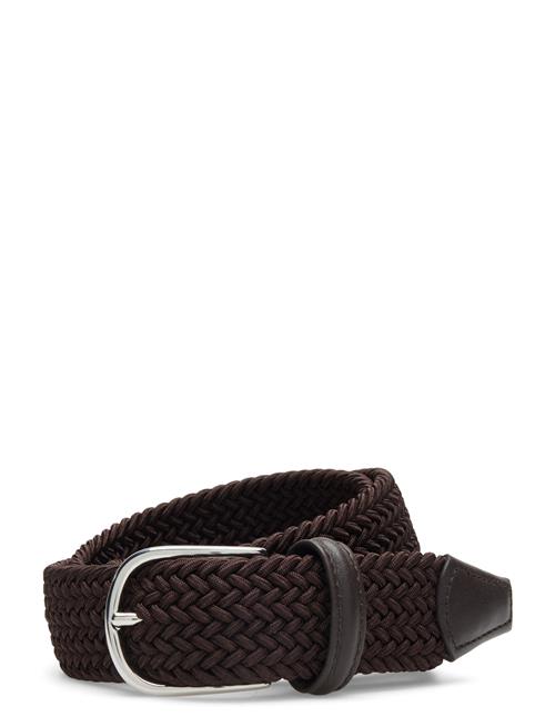 Anderson's Elastic Woven Viscose Belt Anderson's Brown