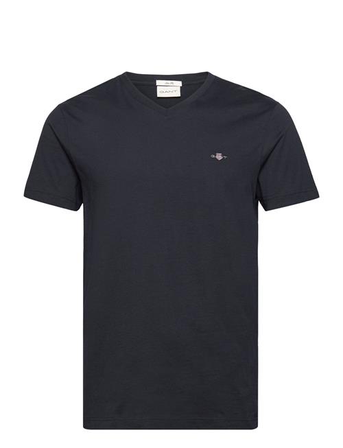 GANT Slim Shield V-Neck T-Shirt GANT Black