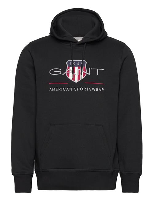 GANT Reg Archive Shield Hoodie GANT Black