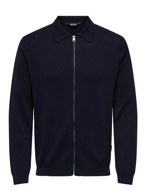 ONLY & SONS Onswyler Life Reg 14 Full Zip Shirt Knit ONLY & SONS Navy