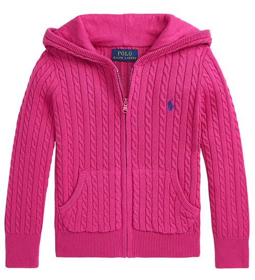 Polo Ralph Lauren Cardigan - Cable Strik - Pink