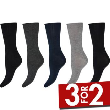 Decoy Strømper 5P Bamboo Ankle Socks Flerfarvet Strl 37/41 Dame