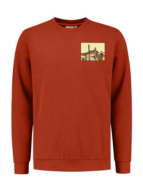 Shiwi Sweatshirt  beige / rustbrun / grøn / sort