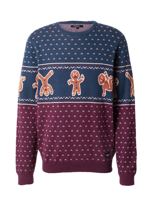 Iriedaily Pullover 'Cookieman'  marin / bær / orange / hvid