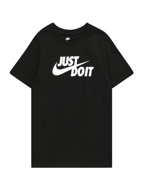 Nike Sportswear Shirts 'JDI SWOOSH 2'  sort / hvid