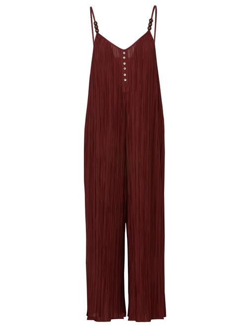 KOROSHI Jumpsuit  mørkerød