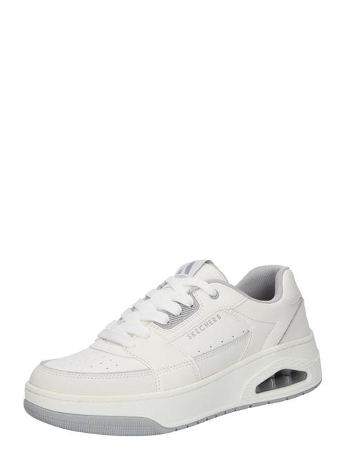 SKECHERS Sneaker low 'UNO COURT'  lysegrå / hvid