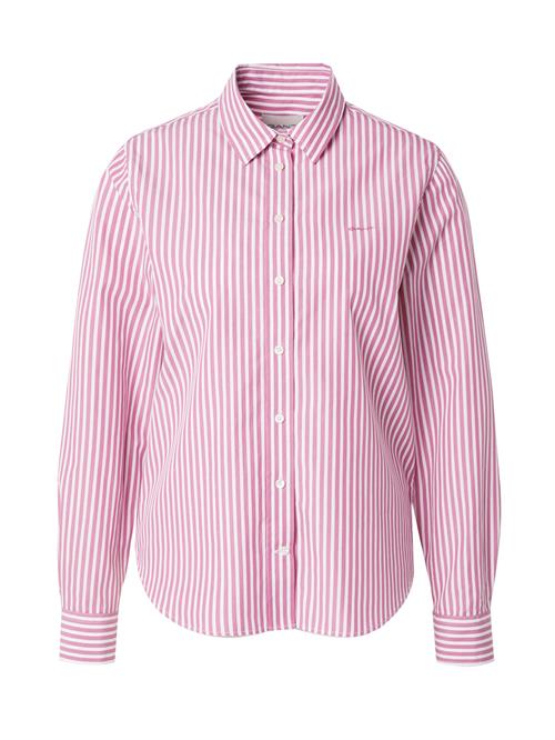 GANT Bluse  lys pink / hvid