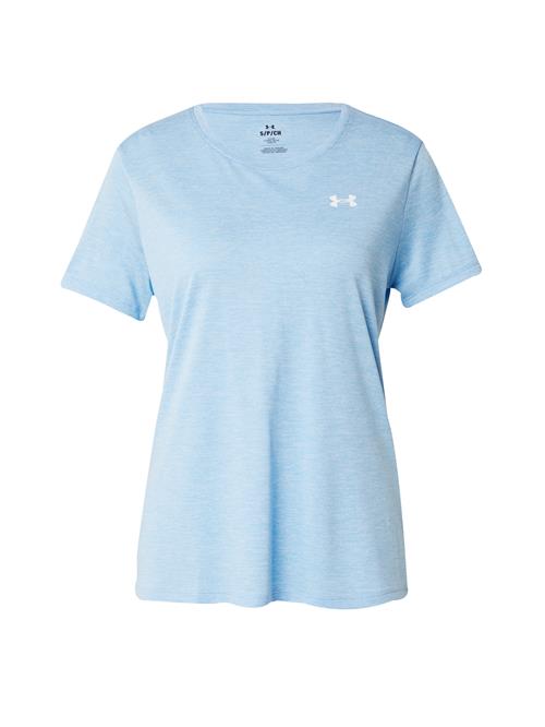 UNDER ARMOUR Funktionsbluse 'Twist'  lyseblå / hvid