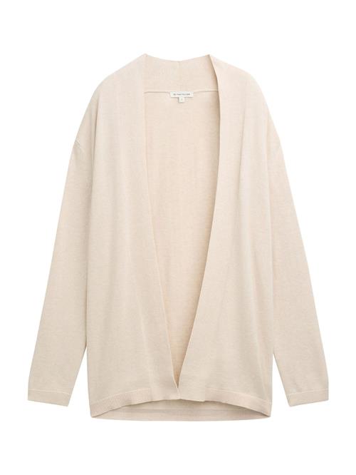 Se TOM TAILOR Cardigan  lysebeige ved About You