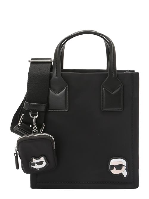 Karl Lagerfeld Håndtaske 'IKON'  sort / hvid