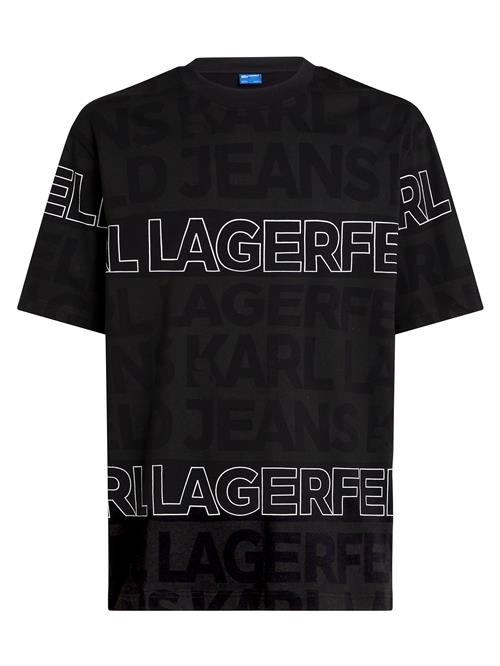 KARL LAGERFELD JEANS Bluser & t-shirts  sort / hvid